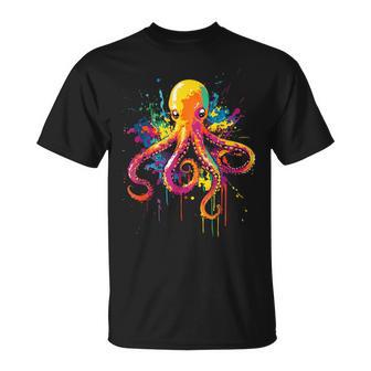 Colorful Octopus Lover T-Shirt - Thegiftio UK