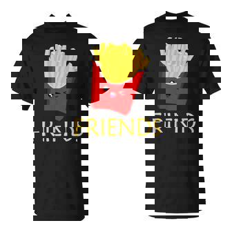 Conjunto A Juego Camisa De Hamburguesas Y Papas Fritas Camisa De Mejores Amigos Camiseta unisex - Regaloses