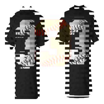 Cool 3 3番 数字 バースデーパーティー 3番目 野球 誕生日 Tシャツ - Kawaiitshirt