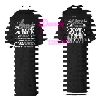 Cool Dance Aunt Dancing Aunt Of A Dancer Auntie Small Black T-Shirt | Mazezy