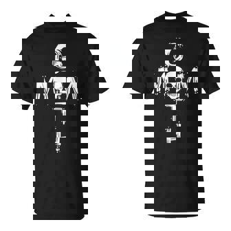 Cool Gothic Emo Skull Vintage Goth Mom T-Shirt - Monsterry