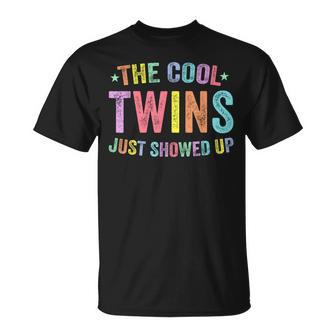 Cool Twins Just Showed Up Twin Day Spirit Week Matching T-Shirt - Thegiftio UK