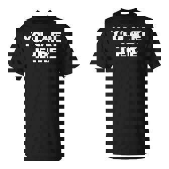 Cool You Are Here トレンディでシンプルな言葉のデザイン Tシャツ - Kawaiitshirt