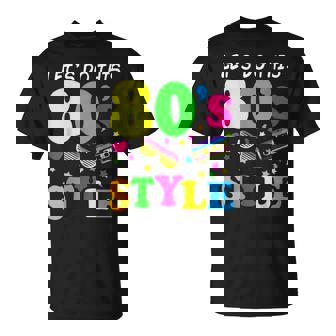 Costume De Fête Rétro Années 80 T-Shirt - Cadeauxyz