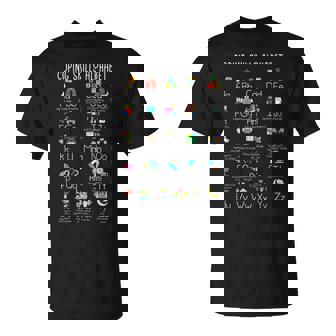 Counselor Coping Skills Alphabet Mental Health Awareness T-Shirt - Thegiftio UK