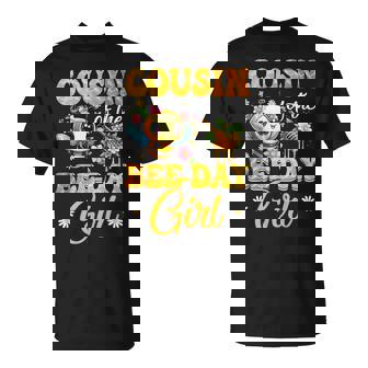Cousin Of The Birthday Girl Bee Family Birthday Party T-Shirt | Seseable CA