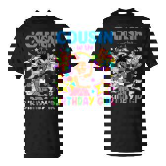 Cousin Of Birthday Girl Gracie Birthday Dolls Girl Party T-Shirt - Thegiftio