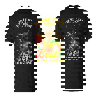Cowgirl Boots On The Ground Junenth Where Them Fans At T-Shirt - Thegiftio UK