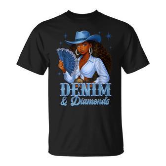 Cowgirl Melanin Western Rodeo Girls T-Shirt - Thegiftio UK