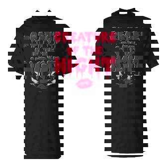 Criatura De La Noche Rock Musical Espectáculo De Terror Labios In Mangas Camiseta unisex - Regaloses