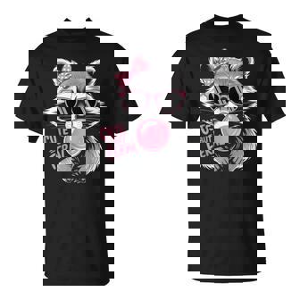 Cute But Feral Raccoon Cute Raccoon T-Shirt | Mazezy