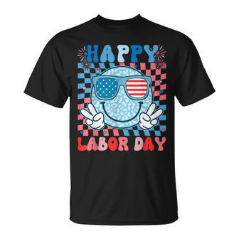 Cute Retro Happy Labor Day Patriotic Labor Day Women T-Shirt - Thegiftio UK