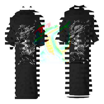 Dabbing Crocodile With Sunglasses Alligator Animal T-Shirt - Thegiftio UK