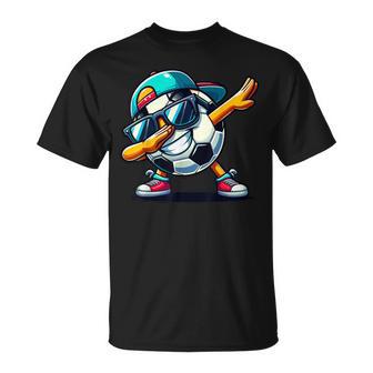 Dabbing Soccer Ball Player T-Shirt - Thegiftio UK