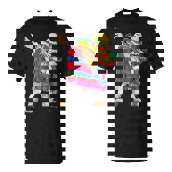 Dabbing メキシカン ポンチョ シンコ・デ・マヨ ボーイズ メンズ ソンブレロ ダブ Tシャツ - Kawaiitshirt