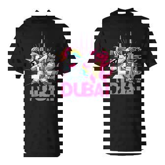 Dabbing ユニコーン 恐竜 男性 女性 男の子 女の子 キッズ ドバイ Tシャツ - Kawaiitshirt
