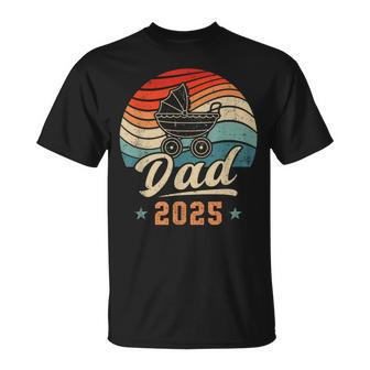 Dad 2025 歳 新しい父親 赤ちゃん発表 父性 Tシャツ - Kawaiitshirt