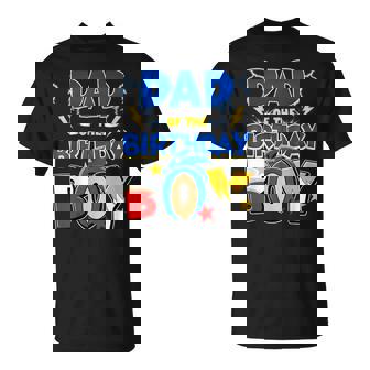 Dad Of The Birthday Boy Family Matching Party Video Game T-Shirt | Mazezy