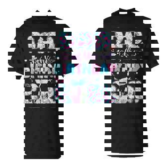 Dad Of The Birthday Mermaid Girl Family Matching Party T-Shirt - Thegiftio UK