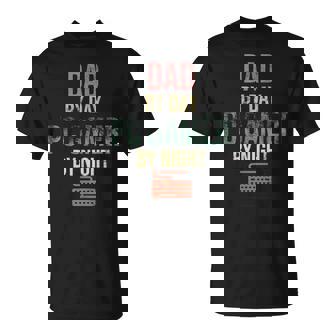 Dad By Day Pc Gamer By Night For Gaming Dads T-Shirt - Monsterry