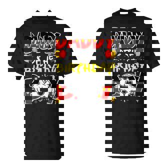 Dad And Mom Daddy Of The Birthday Boy Family Party Decor T-Shirt - Monsterry