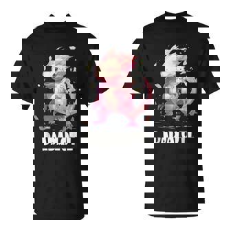 Dadalotl Fathers Day For Dad Of Axolotl Daughter And Son T-Shirt - Monsterry