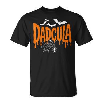Dadcula Halloween Dad Costume Spider Bat For Dad Men T-Shirt - Thegiftio UK