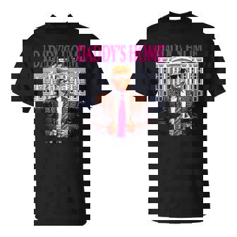 Daddy's Home Pink President Donald Trump House Tシャツ - Kawaiitshirt