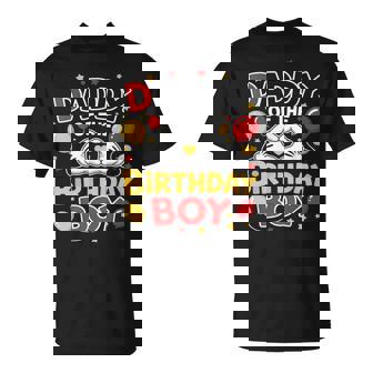 Daddy Of The Birthday Boy Matching Dad Son Family Bday T-Shirt | Mazezy