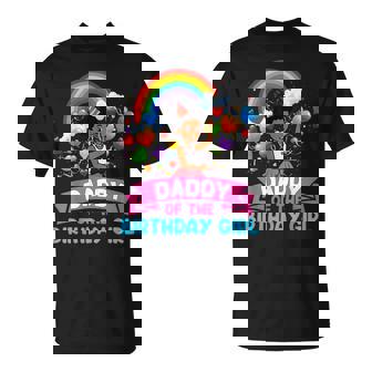 Daddy Of Birthday Girl Gracie Birthday Dolls Girl Party T-Shirt - Thegiftio UK