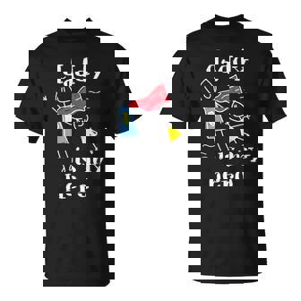 Daddy Is My Herouper Dad 手描き Tシャツ - Kawaiitshirt