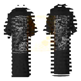 Dark Academia Raven Teacher T-Shirt - Thegiftio UK