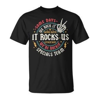 Some Days We Rock It Specials Team Pe Back To School T-Shirt - Thegiftio UK
