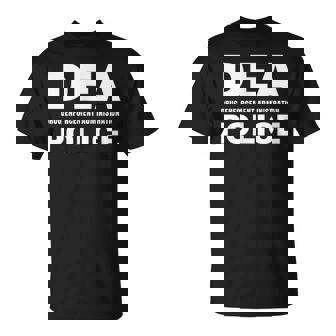 Dea 警察官 麻薬取締局 フロントサイド Tシャツ - Kawaiitshirt