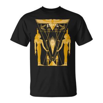 Déesse Égyptienne Antique Isis Kemetic Neter Auset T-Shirt - Cadeauxyz
