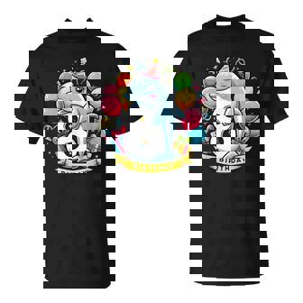 Delfín 8 Cumpleaños Niño Niña 8 Años Ocho Delfín Camiseta unisex - Regaloses