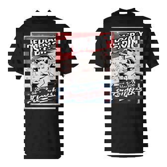 Democracy Is Dying But Hey Nice Fireworks 4Th Of July Coldly T-Shirt - Monsterry