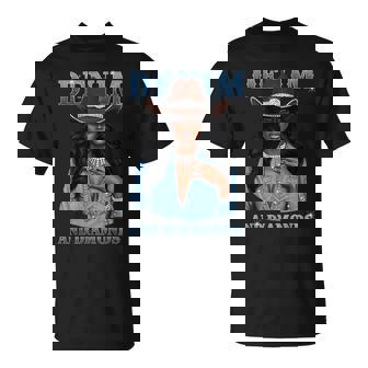 Denim And Diamonds African Melanin Cowgirls Western T-Shirt - Thegiftio