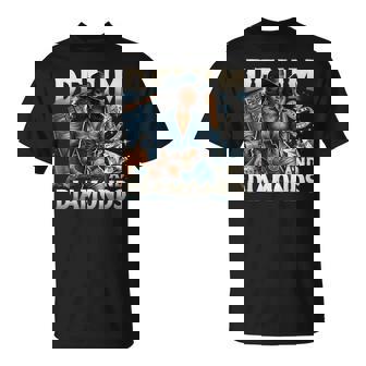 Denim And Diamonds African Melanin Swag Cowgirls Western T-Shirt - Thegiftio