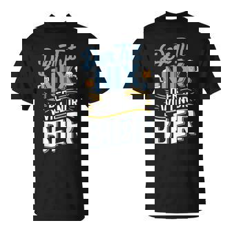Der Tut Nix Der Will Nur Bier Bier Alkoholauf T-Shirt - Geschenkecke