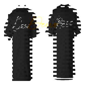 Deus ラテンデザインレタリング Tシャツ - Kawaiitshirt