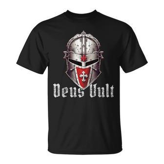 Deusult Caballero Templario Caballero Templario Cruzado Camiseta unisex - Regaloses