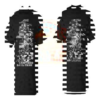 Dilf Damn I Love Freedom Patriotic 4Th Of July Eagle T-Shirt | Mazezy