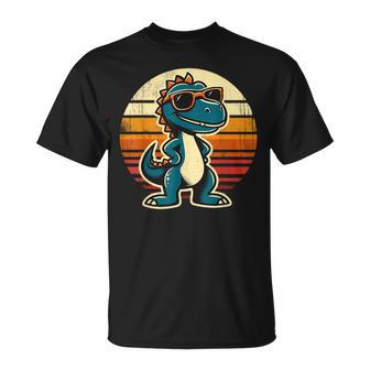 Dinosaur T-Rex Retro Dinosaur T-Shirt - Thegiftio UK