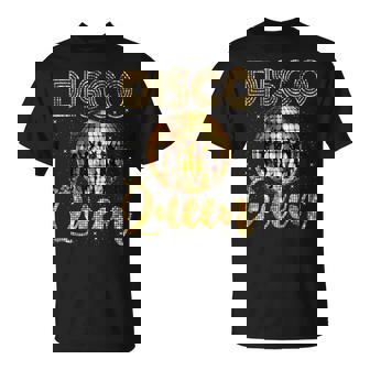Disco Queen 70'S Disco Themed Vintage Seventies Costume T-Shirt - Thegiftio