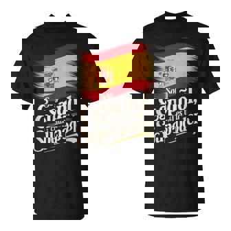 Diseño Divertido De España Orgullo Porer Español Camiseta unisex - Regaloses