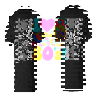 Disfraz De Los Años 80 Con Texto En Inglés I Love The 80 Para Hombres Y Es Camiseta unisex - Regaloses