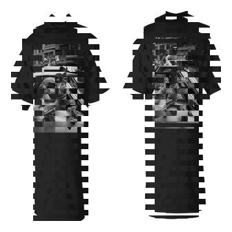 Divertente Con Grafica Gangster Cats Uomo Donna Amante Cattreet Maglietta - Novitaregali