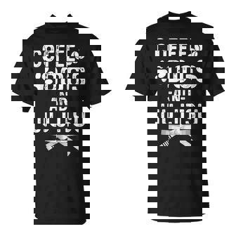 Divertidos Perros De Café Jiu Jitsu Y Artes Marciales Jiu Camiseta unisex - Regaloses