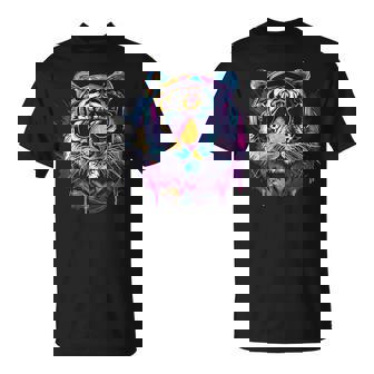 Dj Tiger ミュージックヘッドフォン 音楽プロデューサー ハウス ビートメーカー Tシャツ - Kawaiitshirt